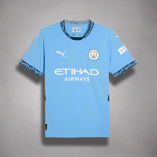 Manchester City 24/25 Football Home Jersey with Shorts