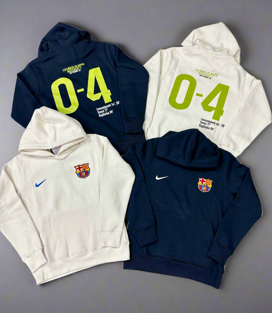 F.C. Barcelona Laligael Clasico Three Thread Unisex Cotton Fleece Hoodie