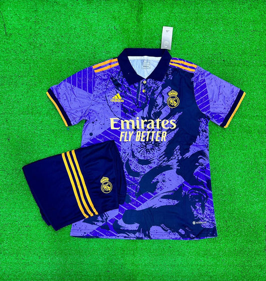 Real Madrid Special Edition Purple 23-24 Jersey with Shorts