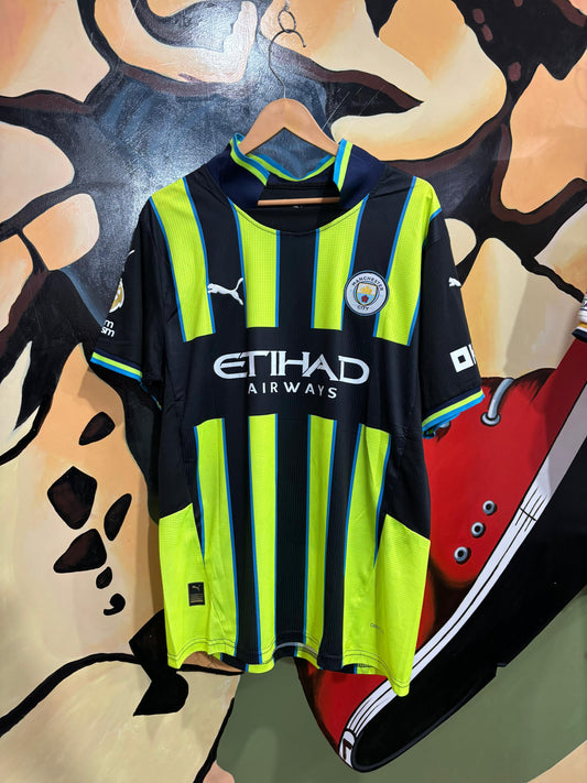 Manchester City Haaland 24/25 Football Away Jersey Stadium Edition without Shorts