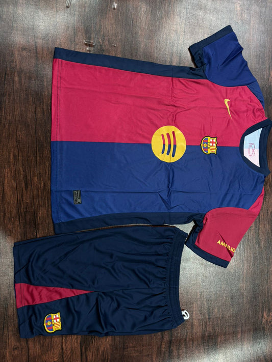 F. C. Barcelona 24/25 Home Jersey with Shorts