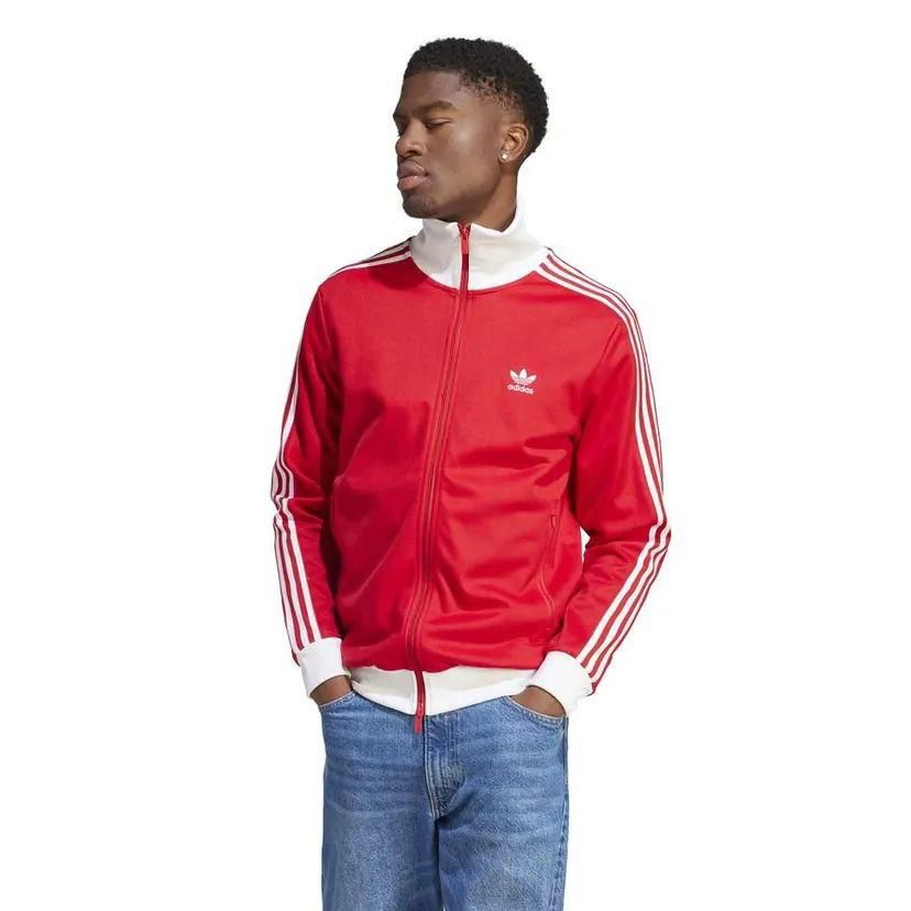 Adidas Ben Collar Three Thread Unisex Cotton Fleece Zipper