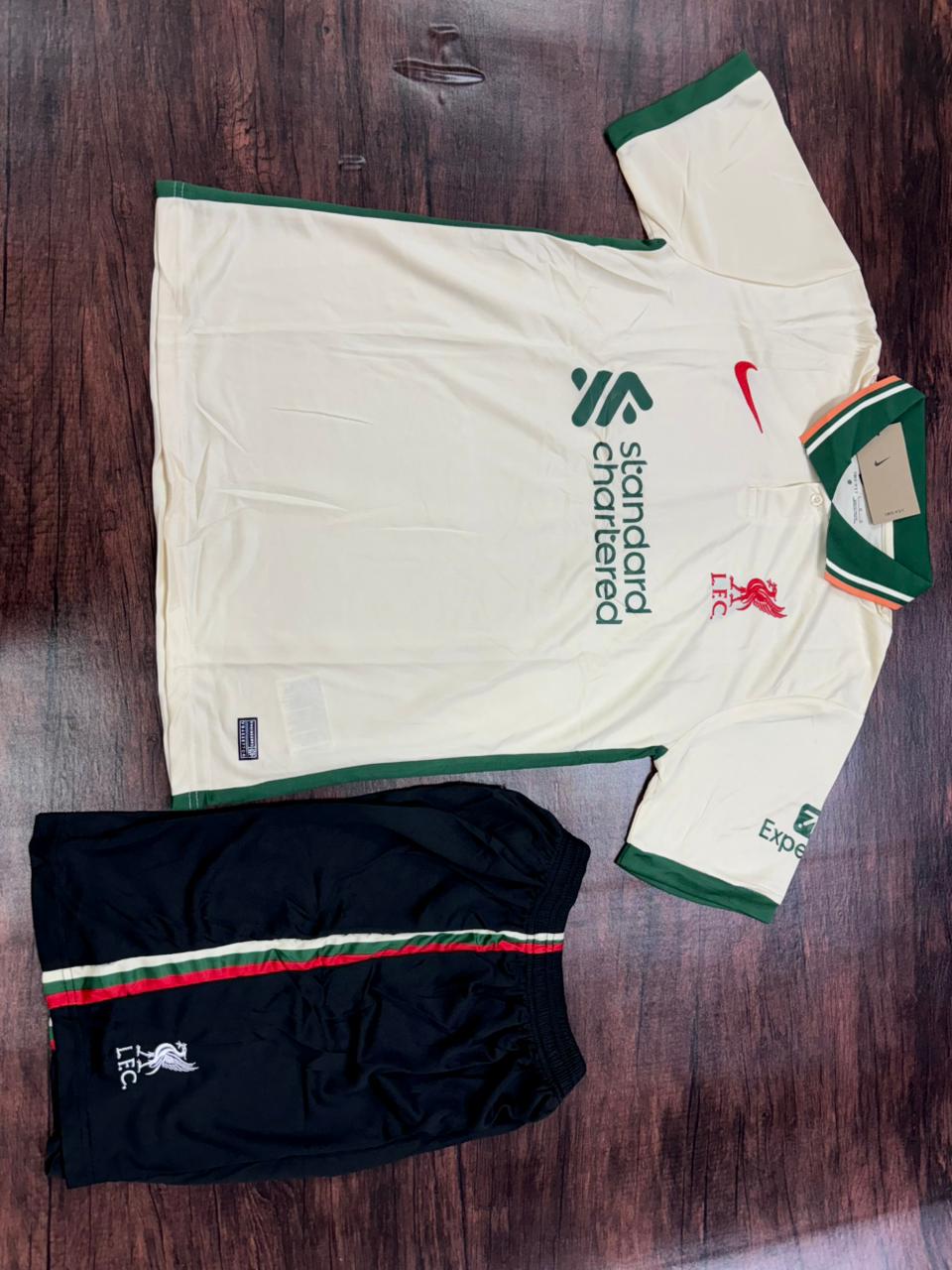 Liverpool F.C. 21/22 Away Retro Jersey with Shorts